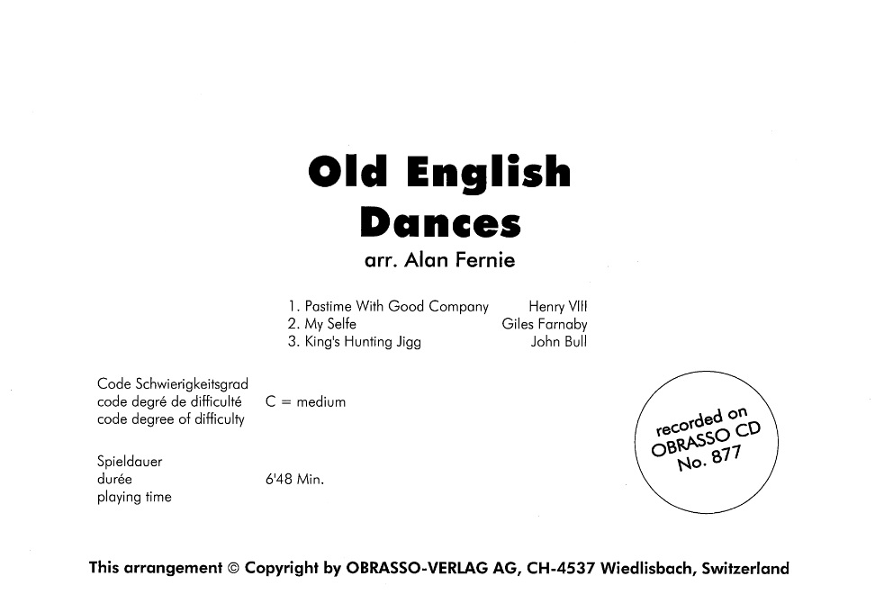 Old English Dances - hier klicken