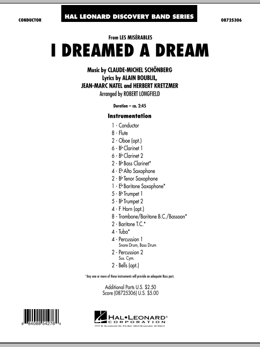 I Dreamed a Dream (from Les Mis�rables) - hier klicken