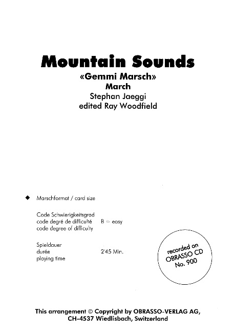 Mountain Sounds (Gemmi Marsch) - hier klicken