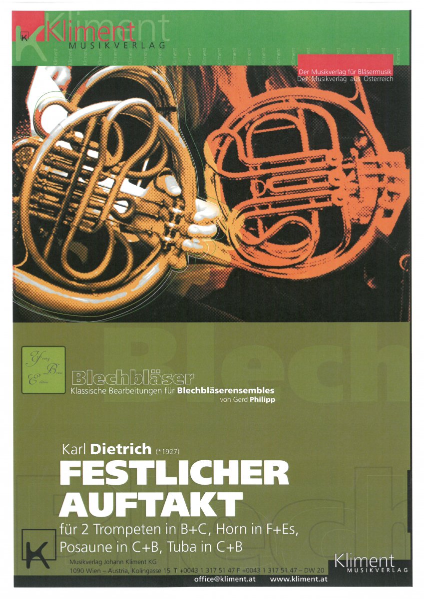 Festlicher Auftakt (Fassung B-Dur) - hier klicken Festlicher Auftakt (Fassung B-Dur) - hier klicken