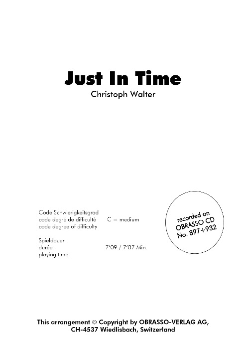 Just in Time - hier klicken