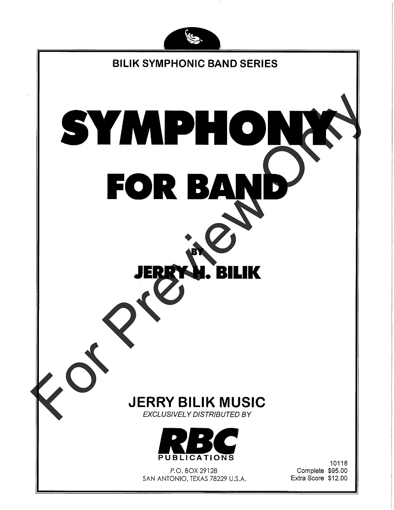 Symphony for Band - hier klicken