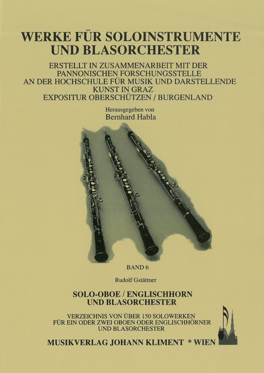 Werke für Soloinstrumente und Blasorchester #6: Solo Oboe/Englischhorn und Blasorchester - klicken für größeres Bild
